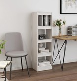 VidaXL Boekenkast/kamerscherm 40x30x135,5 cm grenenhout wit