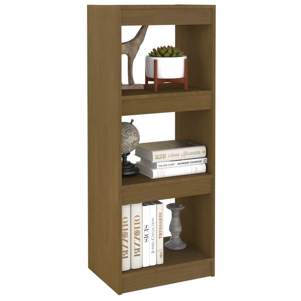 VidaXL Boekenkast/kamerscherm 40x30x103,5 cm grenenhout honingbruin