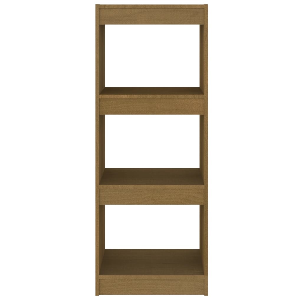 VidaXL Boekenkast/kamerscherm 40x30x103,5 cm grenenhout honingbruin