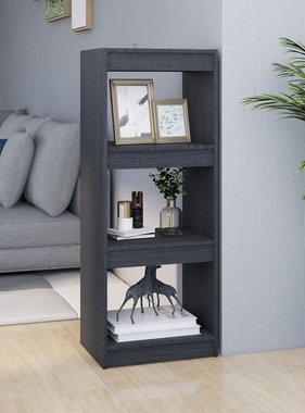 VidaXL Boekenkast/kamerscherm 40x30x103,5 cm massief grenenhout grijs