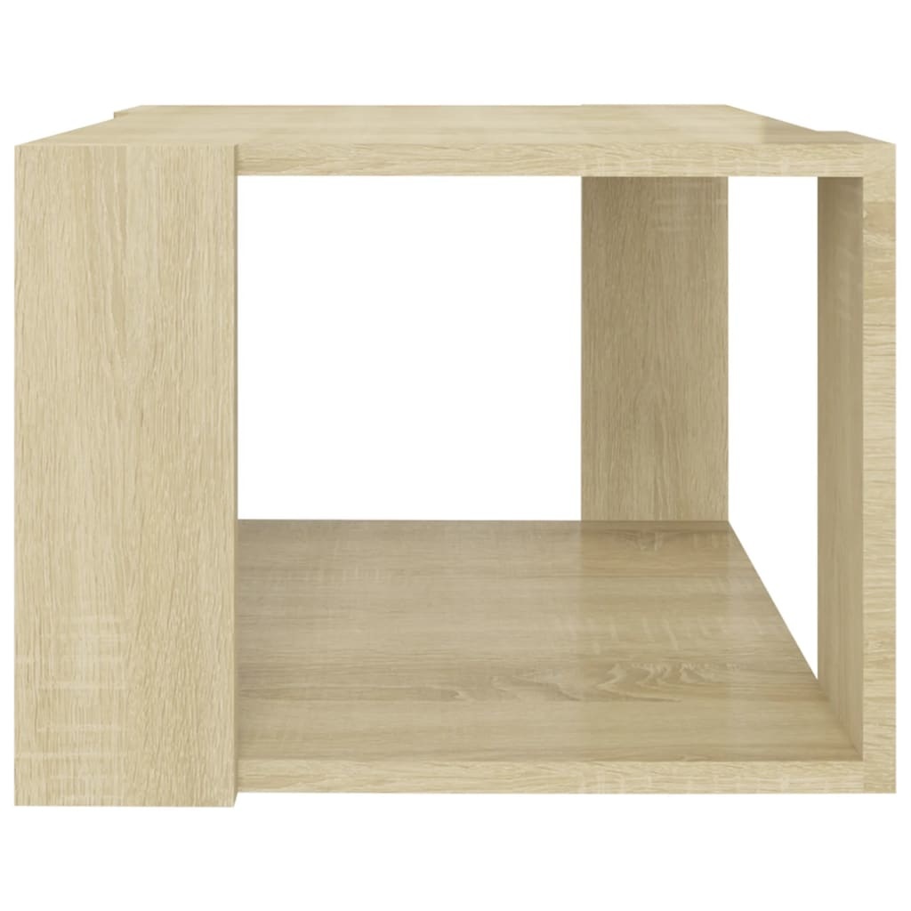 VidaXL Salontafel 40x40x30 cm bewerkt hout sonoma eikenkleurig