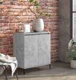 VidaXL Dressoir 60x35x70 cm spaanplaat betongrijs