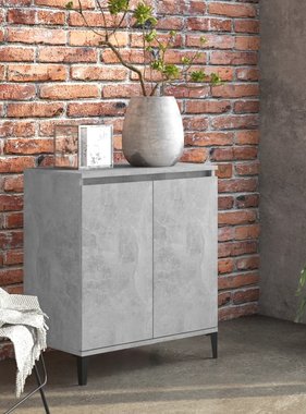 VidaXL Dressoir 60x35x70 cm spaanplaat betongrijs