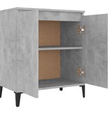 VidaXL Dressoir 60x35x70 cm spaanplaat betongrijs