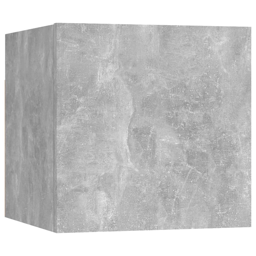 VidaXL Tv-wandmeubel 30,5x30x30 cm betongrijs