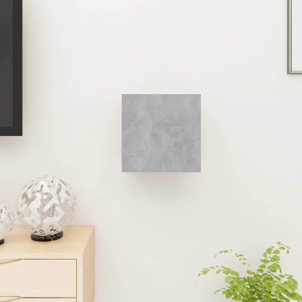VidaXL Tv-wandmeubel 30,5x30x30 cm betongrijs