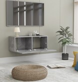 VidaXL Tv-meubel 80x30x30 cm bewerkt hout betongrijs