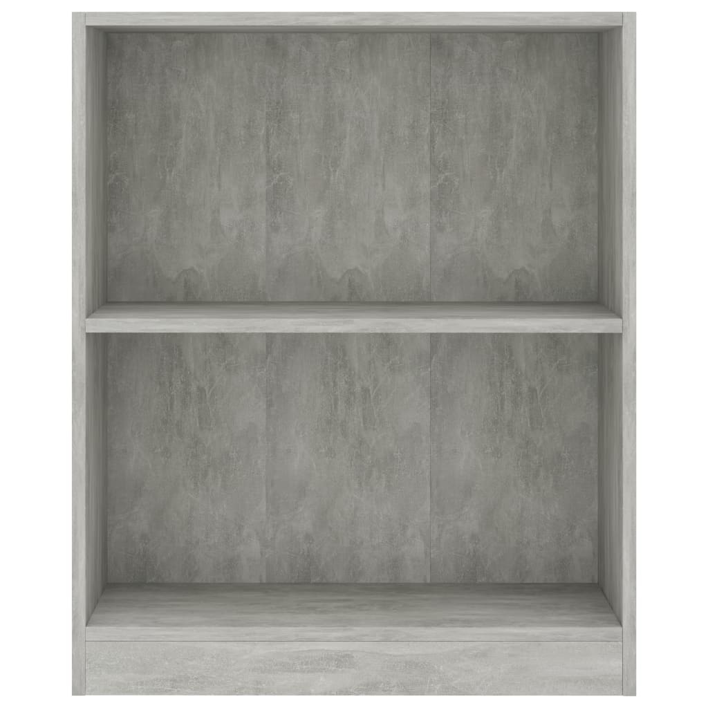 vidaXL Boekenkast 60x24x74,5 cm bewerkt hout betongrijs