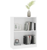 vidaXL Boekenkast 60x24x74,5 cm bewerkt hout wit