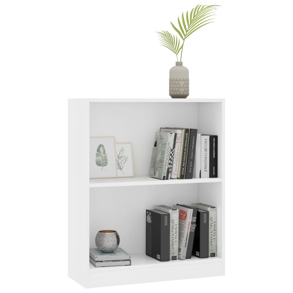 vidaXL Boekenkast 60x24x74,5 cm bewerkt hout wit