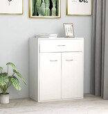 VidaXL Dressoir 60x30x75 cm spaanplaat wit