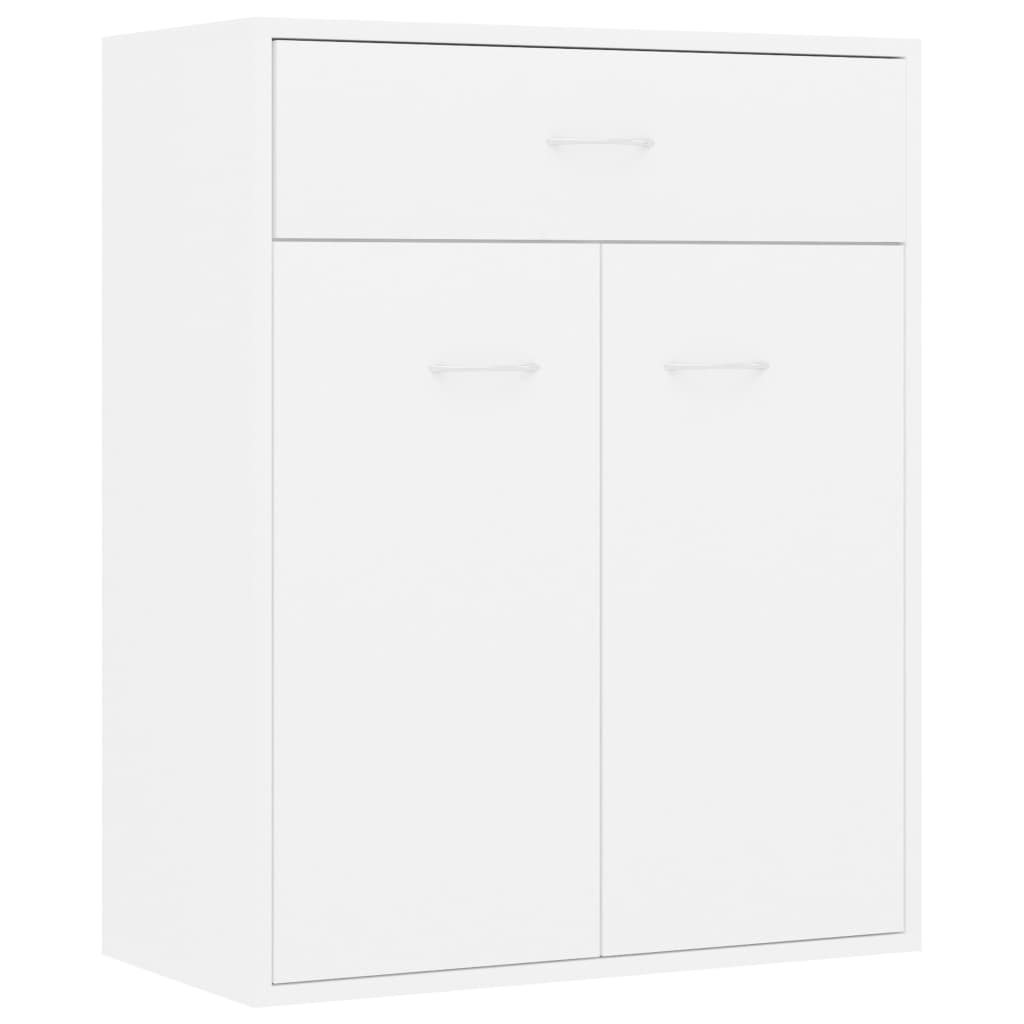 VidaXL Dressoir 60x30x75 cm spaanplaat wit