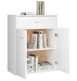 VidaXL Dressoir 60x30x75 cm spaanplaat wit