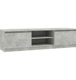 VidaXL Tv-meubel 140x40x35,5 cm bewerkt hout betongrijs