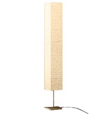 vidaXL Vloerlamp met stalen standaard 170 cm beige