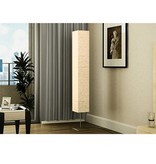 vidaXL Vloerlamp met stalen standaard 170 cm beige