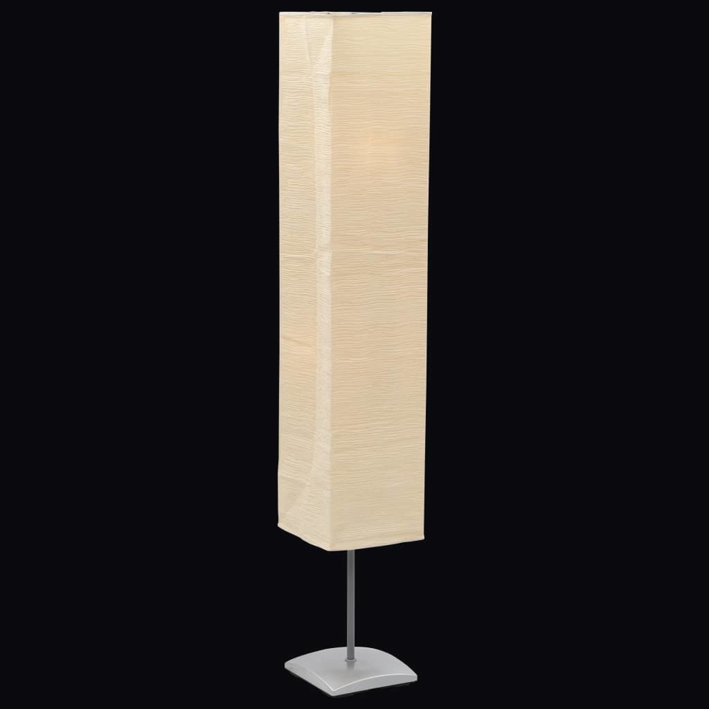 vidaXL Vloerlamp met papieren lampenkap 135 cm