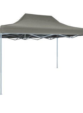 vidaXL Partytent inklapbaar 3x4 m staal antraciet