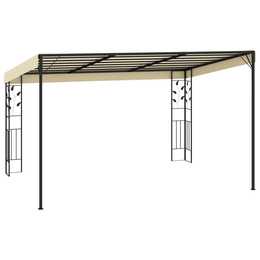 vidaXL Wandprieel 4x3x2,5 m crème