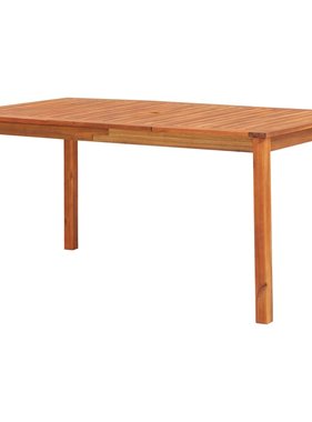 vidaXL Tuintafel 150x90x74 cm massief acaciahout