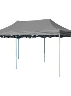 vidaXL Partytent pop-up inklapbaar 3x6 m antraciet