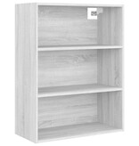 VidaXL Hangkast 69,5x32,5x90 cm grijs sonoma eikenkleurig