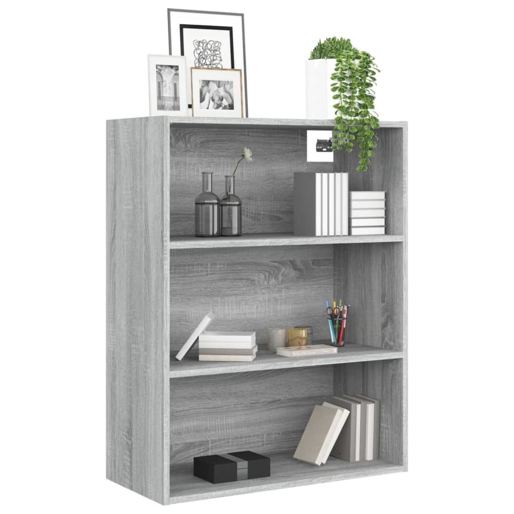 VidaXL Hangkast 69,5x32,5x90 cm grijs sonoma eikenkleurig