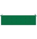 VidaXL Tuinbankkussen 180x50x3 cm groen