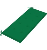 VidaXL Tuinbankkussen 120x50x3 cm groen