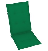 vidaXL Tuinstoelkussens 4 st 120x50x3 cm groen