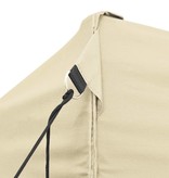 VidaXL Vouwtent pop-up 3x4,5 m crèmewit