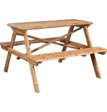 vidaXL Picknicktafel 120x120x78 cm bamboe