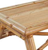 vidaXL Picknicktafel 120x120x78 cm bamboe