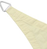 VidaXL Zonnescherm rechthoekig 2x4 m oxford stof crèmekleurig
