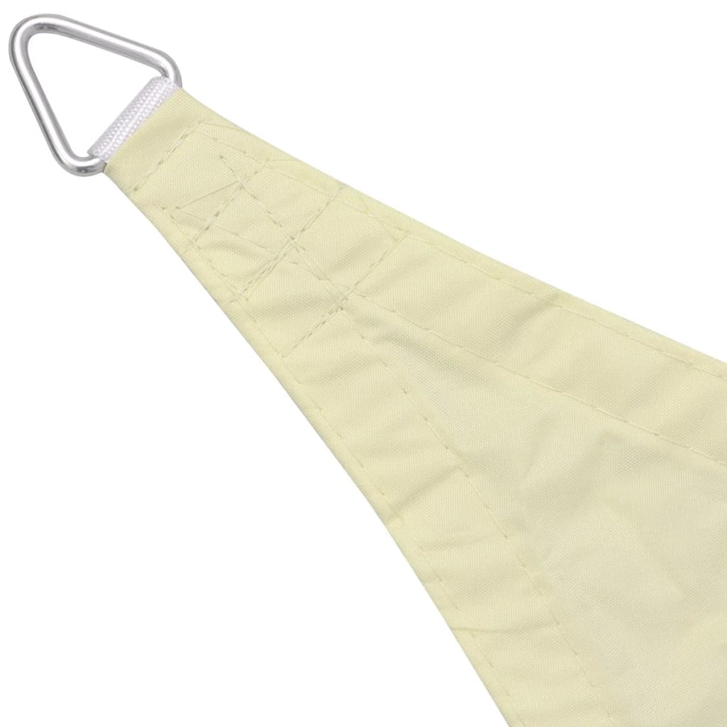 VidaXL Zonnescherm rechthoekig 2x4 m oxford stof crèmekleurig