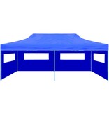 vidaXL Partytent pop-up inklapbaar 3x6 m blauw