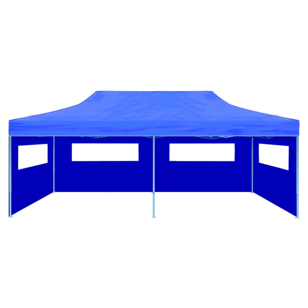 vidaXL Partytent pop-up inklapbaar 3x6 m blauw