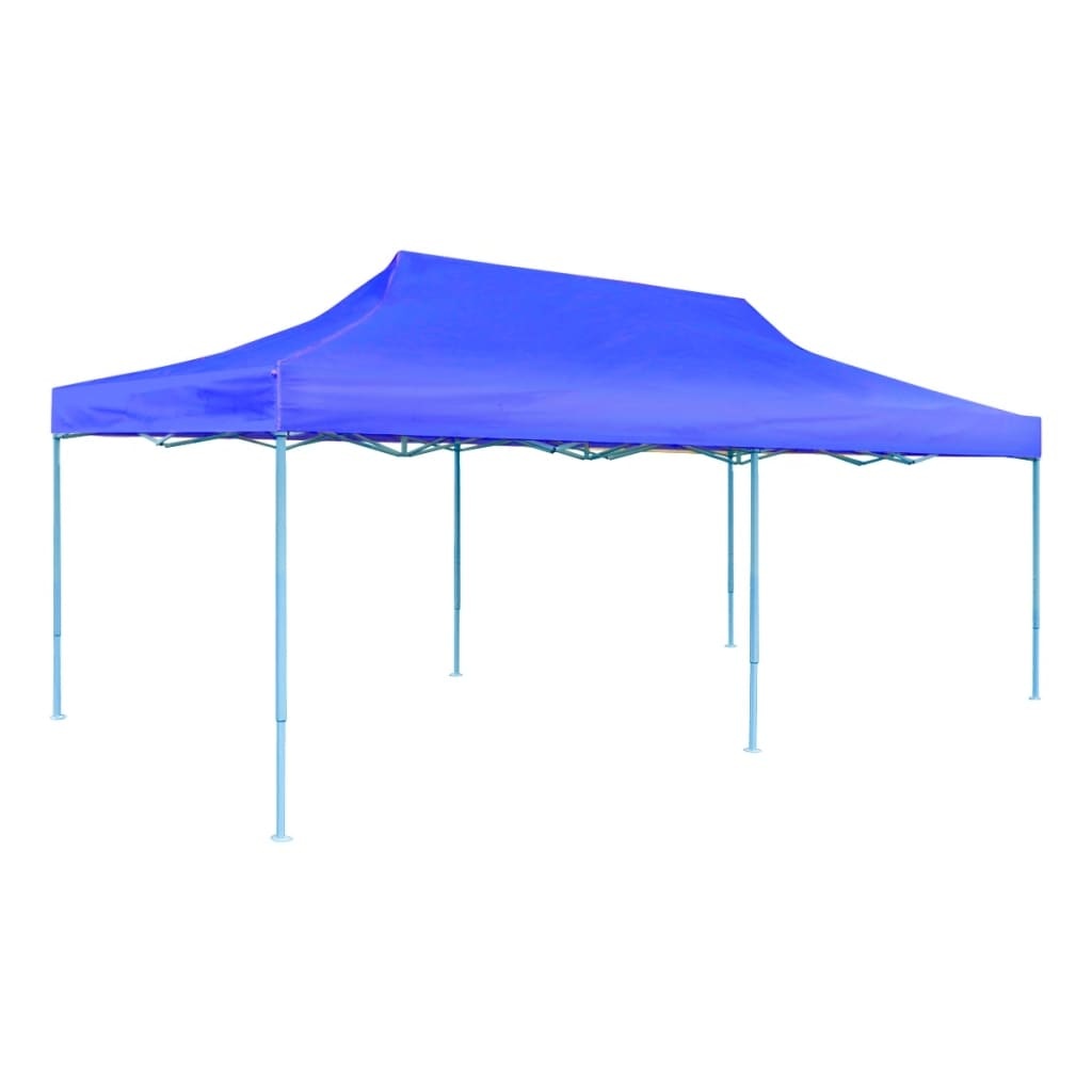 vidaXL Partytent pop-up inklapbaar 3x6 m blauw