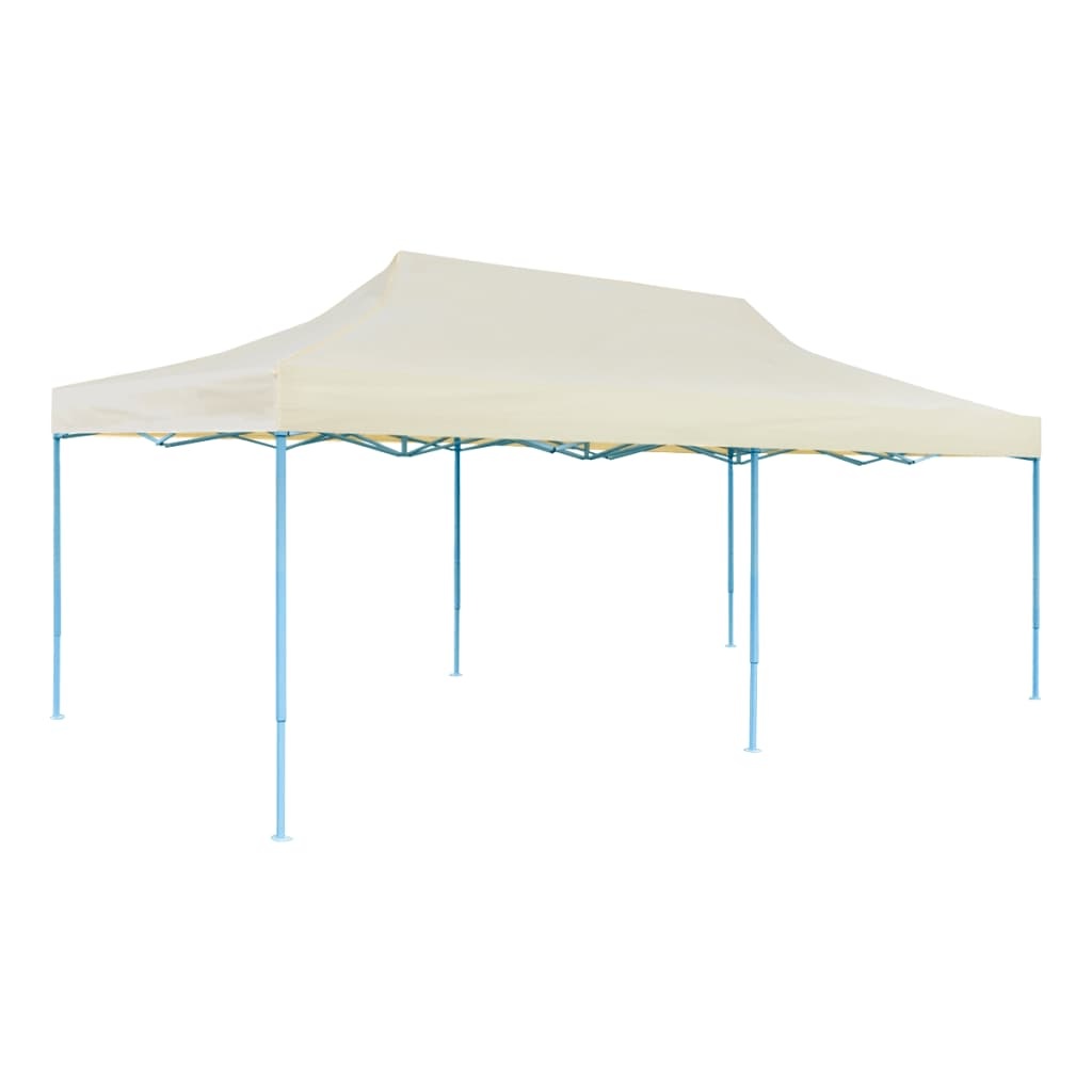 vidaXL Partytent pop-up inklapbaar 3x6 m crème