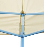 vidaXL Partytent pop-up inklapbaar 3x6 m crème