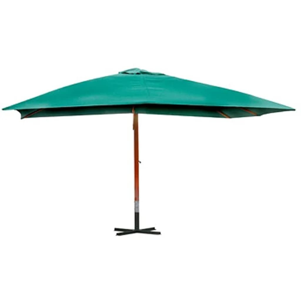 vidaXL Zweefparasol Melia 300x400 cm groen