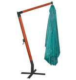 vidaXL Zweefparasol Melia 300x400 cm groen