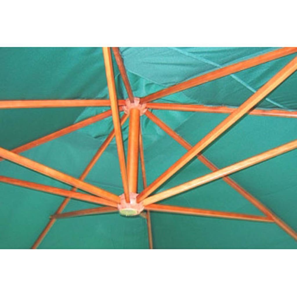 vidaXL Zweefparasol Melia 300x400 cm groen