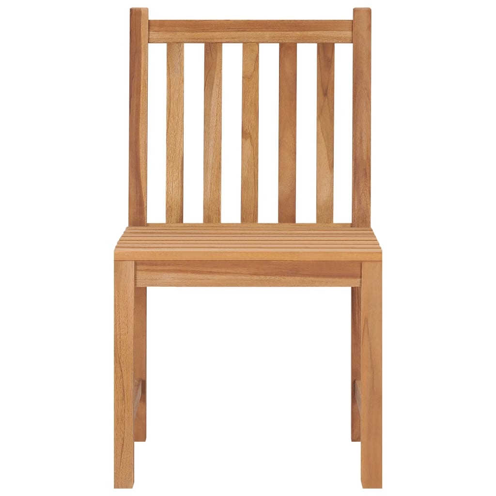 VidaXL Tuinstoelen 6 st met kussens massief teakhout