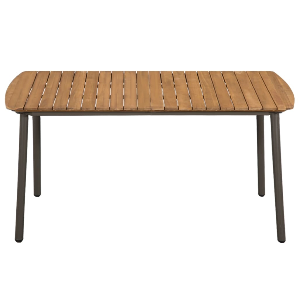 VidaXL 7-delige Tuinset poly rattan zwart