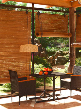 VidaXL 3-delige Tuinset zwart