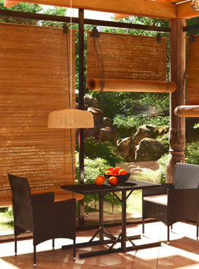 VidaXL 3-delige Tuinset zwart