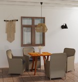 VidaXL 5-delige Tuinset bruin