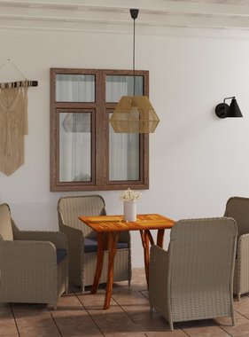 VidaXL 5-delige Tuinset bruin