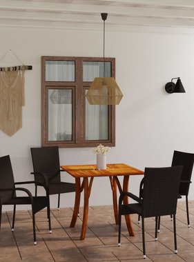 VidaXL 5-delige Tuinset bruin